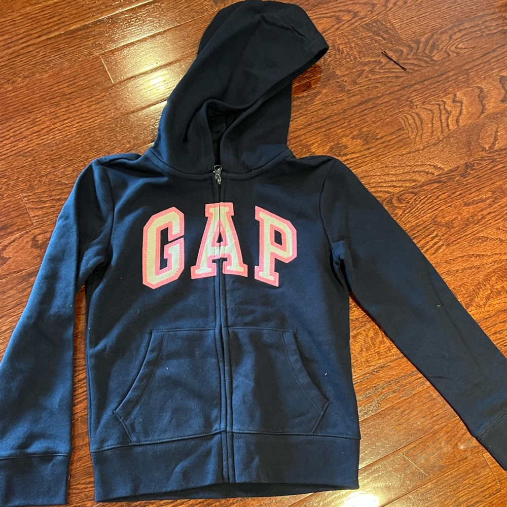 Gap Factory girls hooded sweatshirt full zip